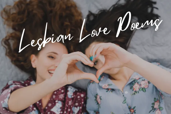 beautiful lesbian couple gesturing a heart shape sign