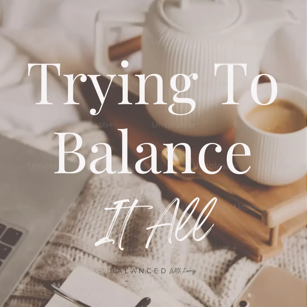 Kerry Beavis - balanced with kerry