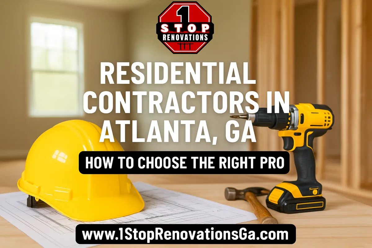 Residential Contractors in Atlanta, GA — How to Choose the Right Pro