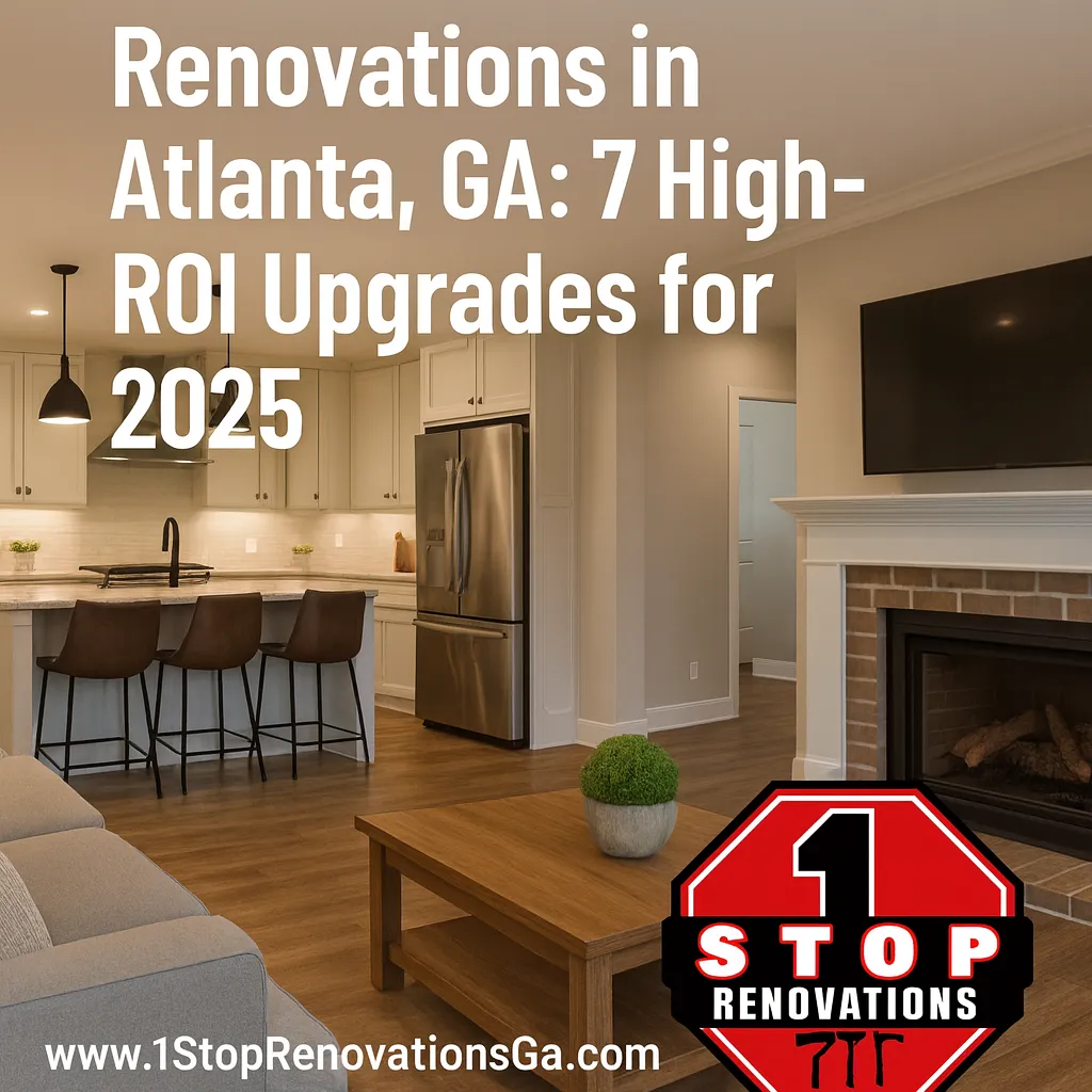 Renovations in Atlanta, GA: 7 High-ROI Upgrades for 2025 | 1 Stop Renovations GA