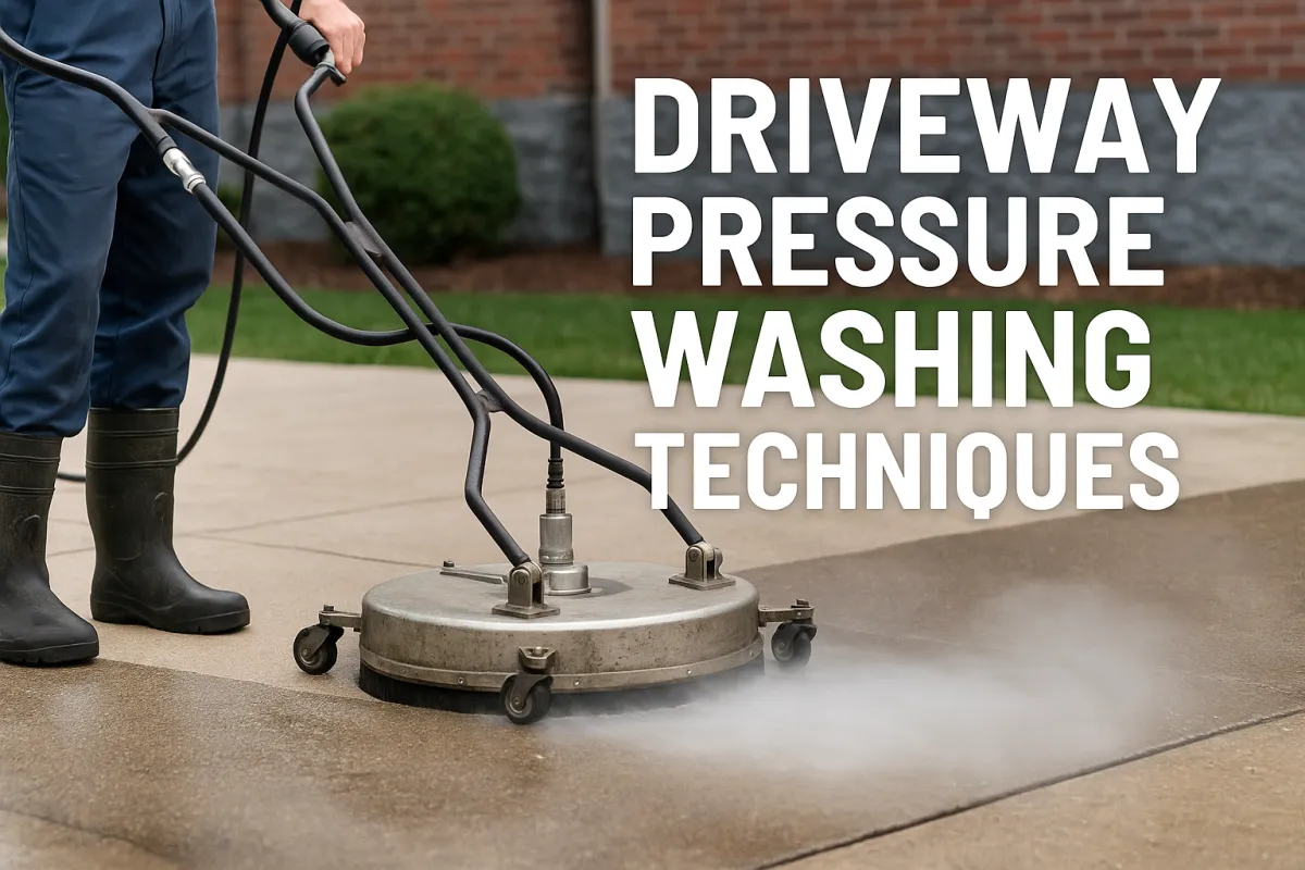 Driveway Pressure Washing Techniques | Step-by-Step Pro Guide