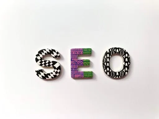 SEO written in big letters.