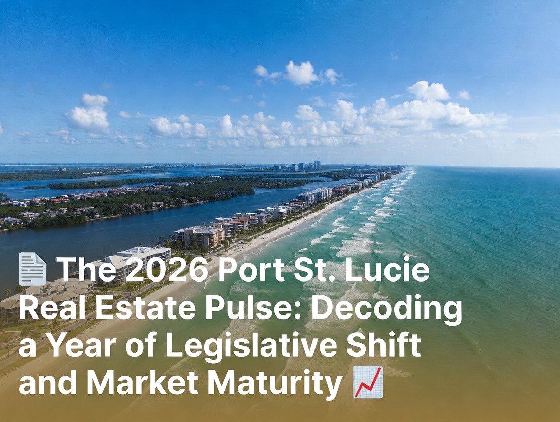 Port St. Lucie Real Estate Pulse: Decoding a Year of Legislative Shift and Market Maturity