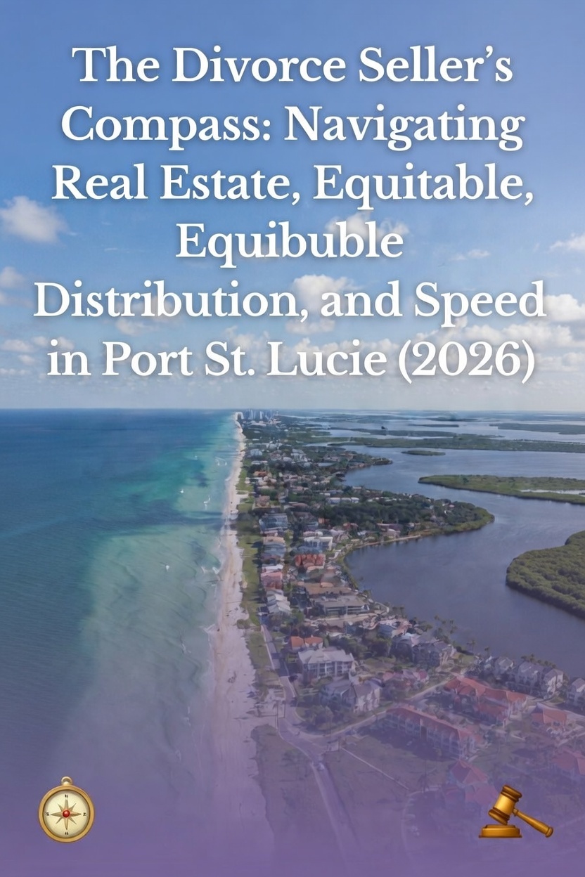 The Divorce Seller’s Compass: Navigating Real Estate, Equitable Distribution, and Speed in Port St. Lucie (2026)