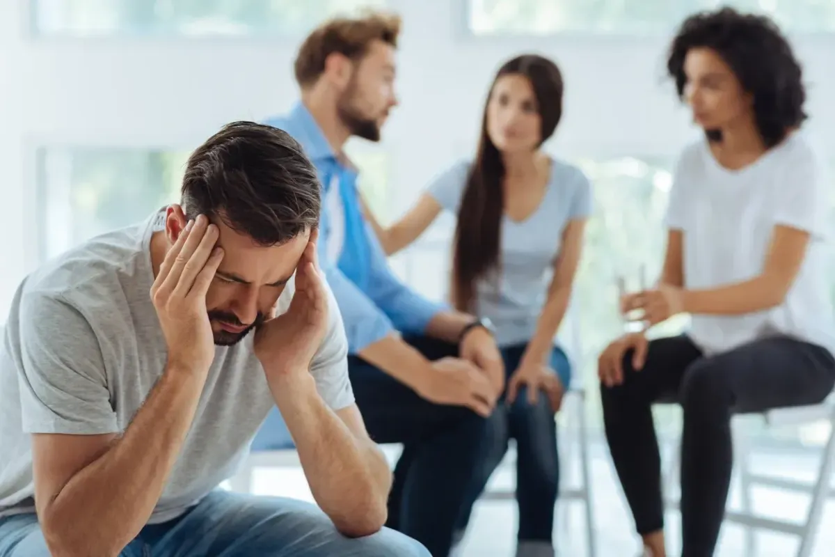 hypnosis-communication breakdown,2 boys and 2 girls sitting