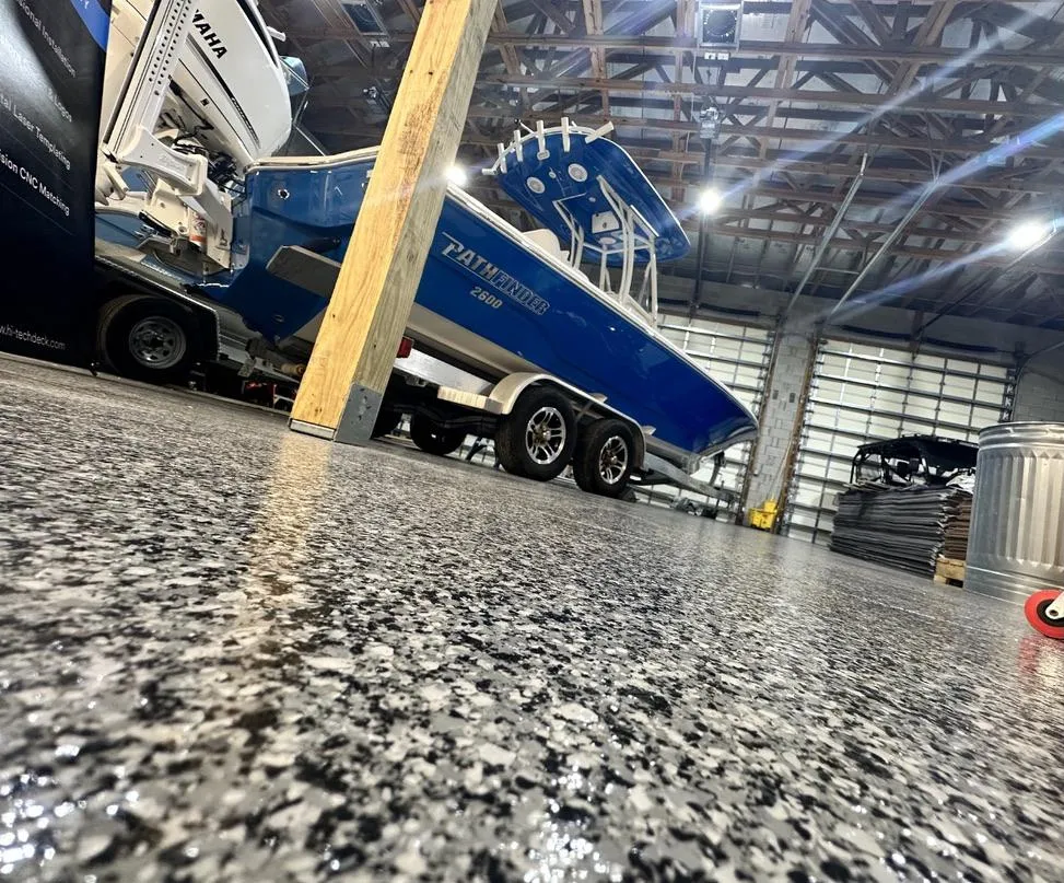 Flake Epoxy Garage Flooring