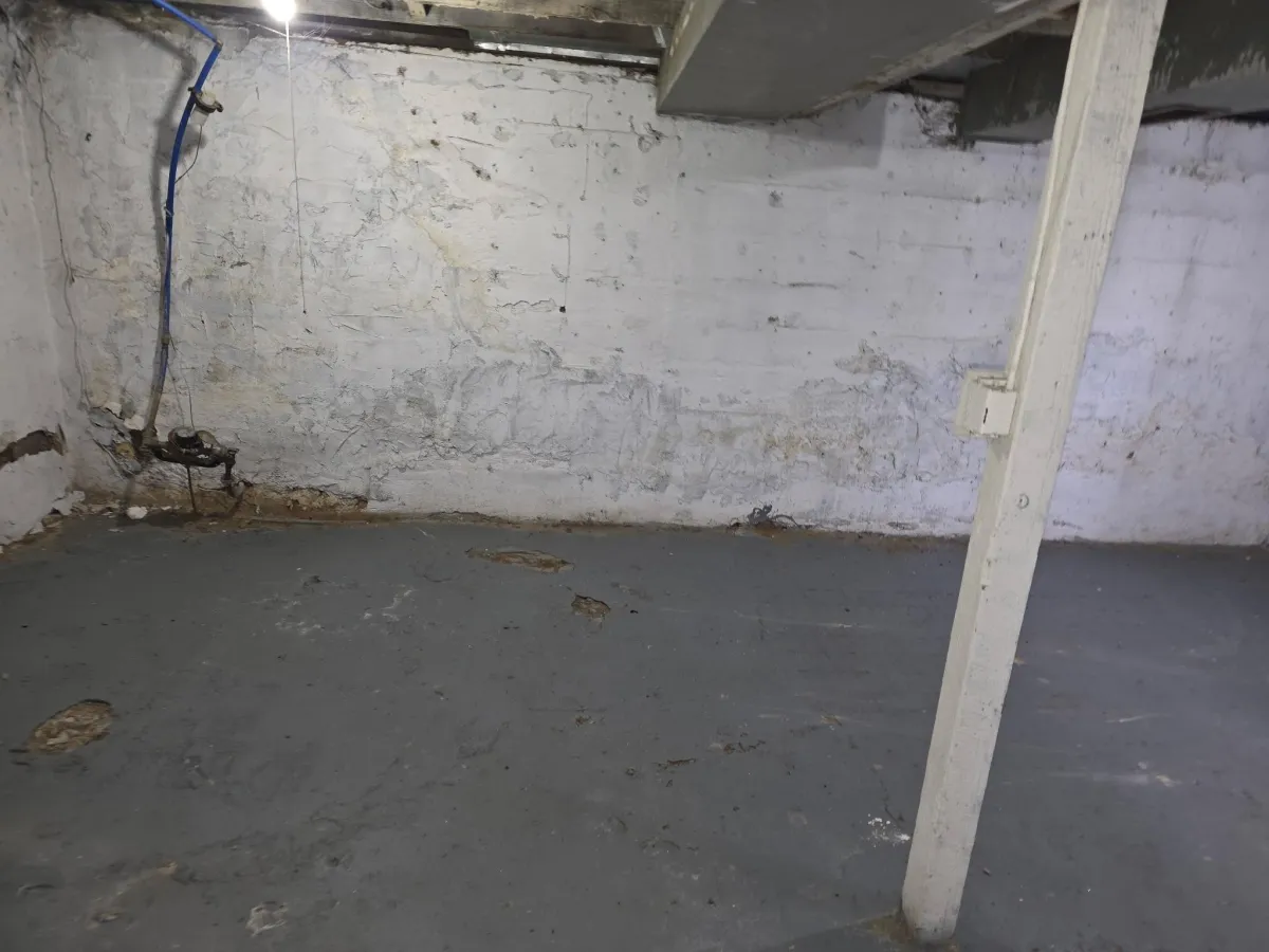 Clean empty basement after junk removal in Beavercreek Ohio
