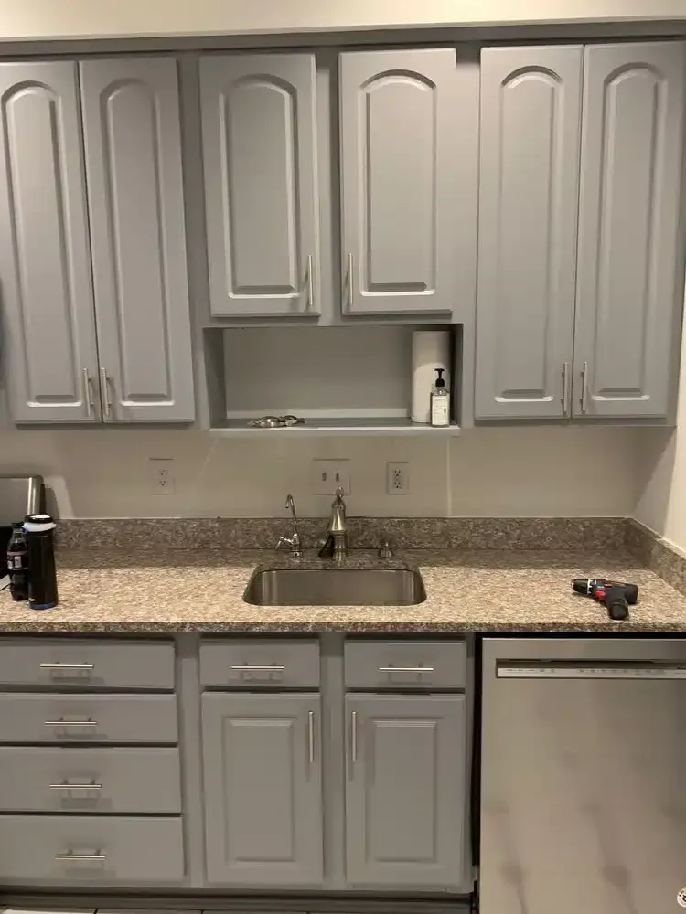 kitchen Cabinet painting- Liberty Painting