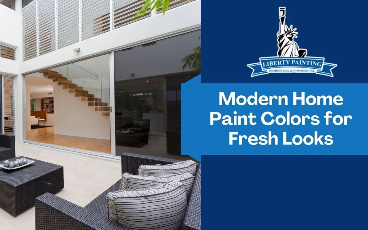 Modern home paint color trends for living spaces