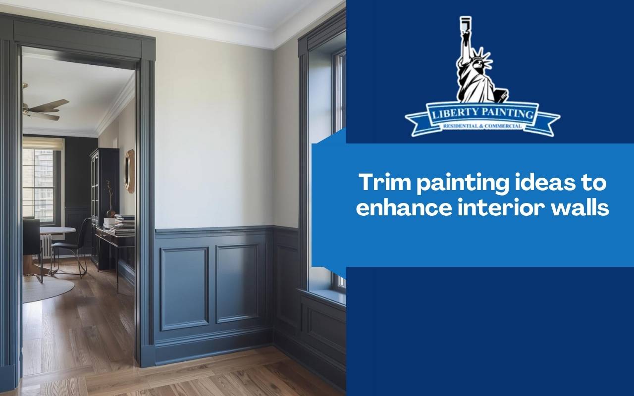 Trim painting ideas to enhance interior walls in modern home