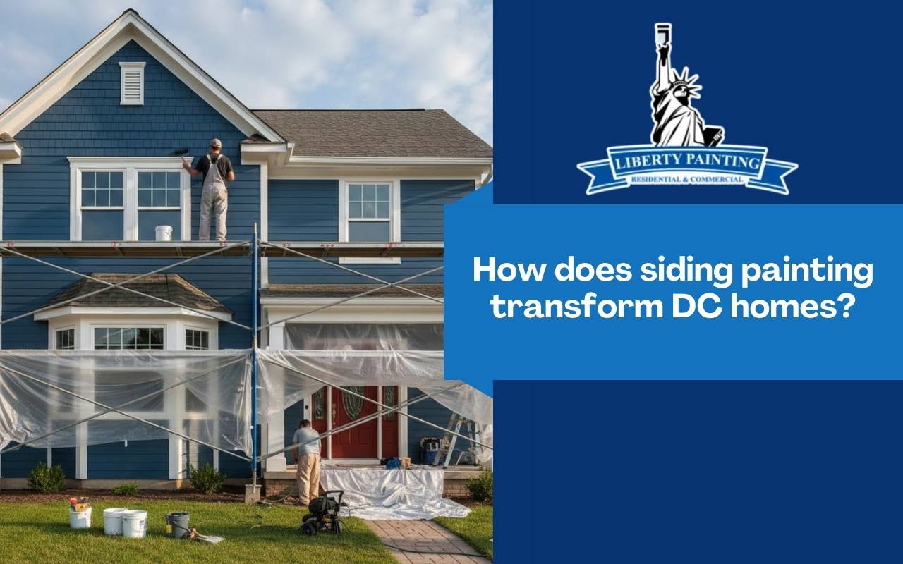How does siding painting transform DC homes?