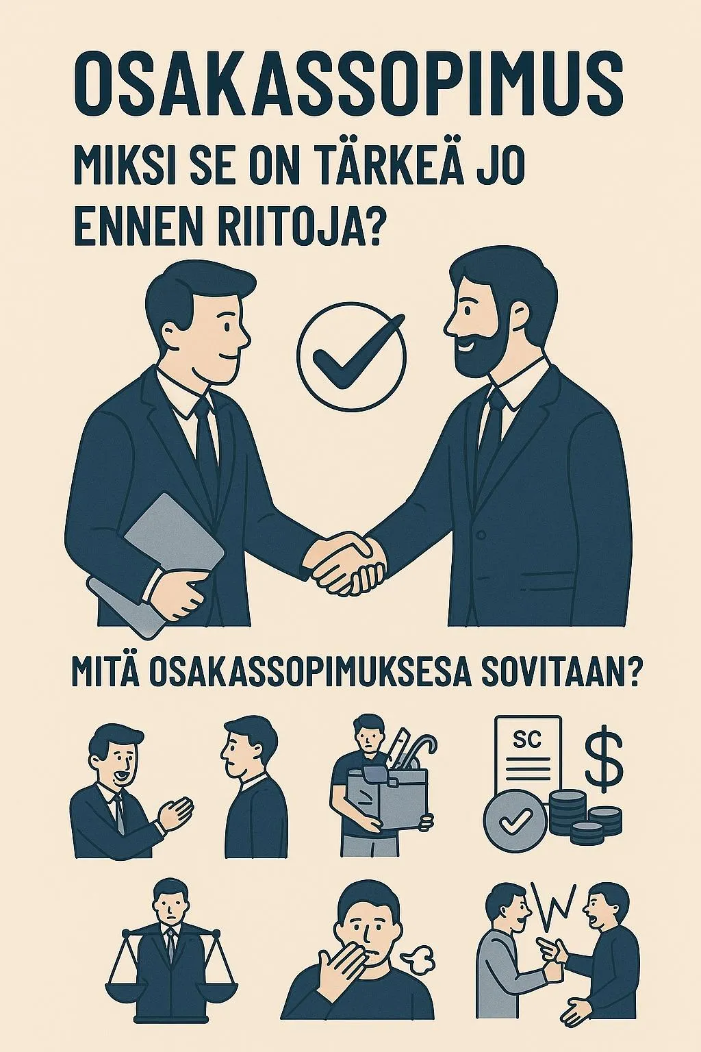 Osakassopimus – miksi se on tärkeä jo ennen riitoja?