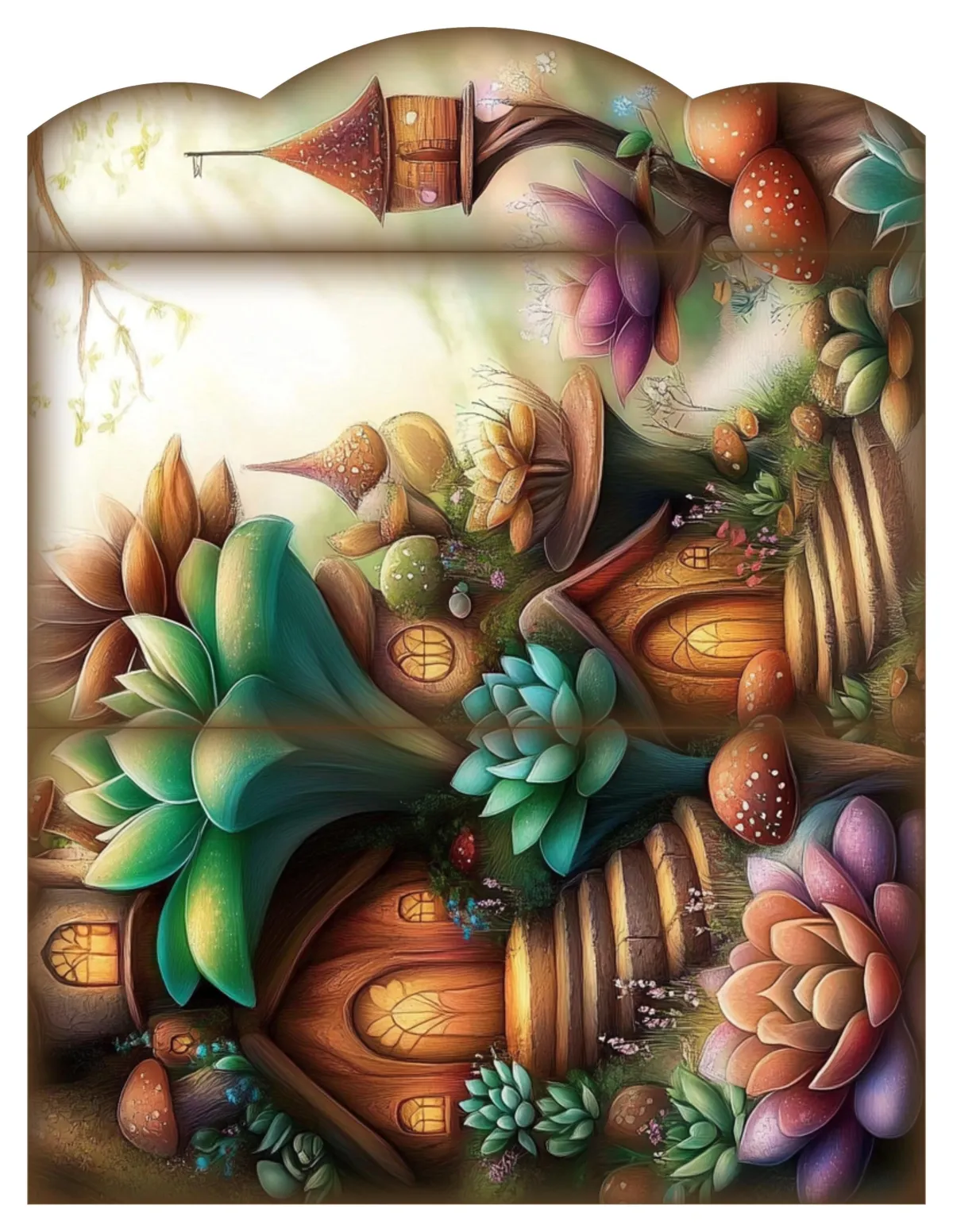 A Walk Through Fairyland Folio Kit Page 4