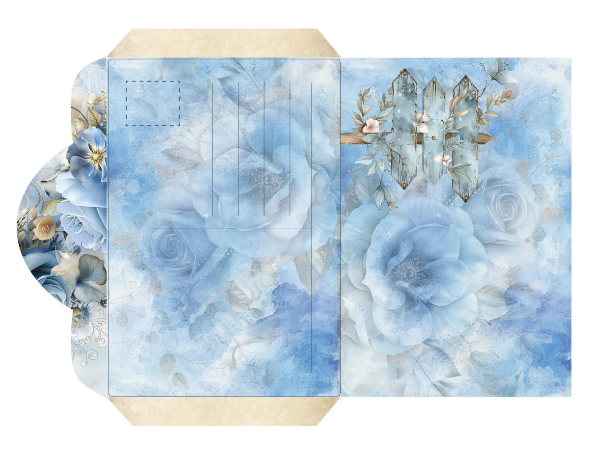 Blue & Ivory Elegant Wedding Ephemera Pack Page 7