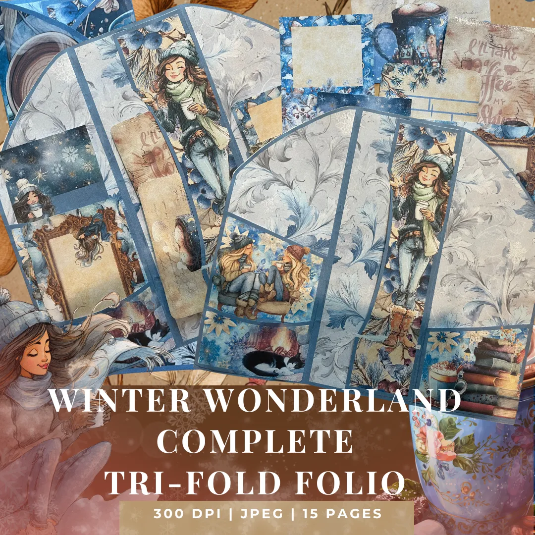 Winter Wonderland Complete Tri Fold Folio