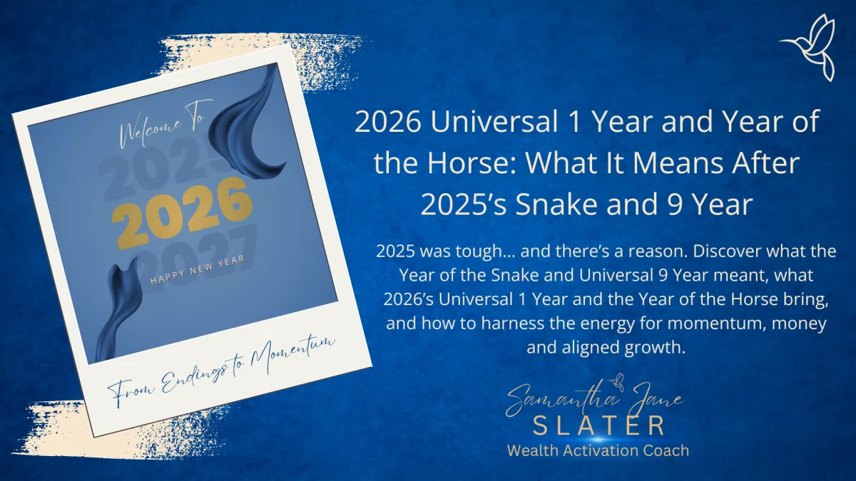 Blog cover image depicting the universal energetic shift from 2025 to 2026