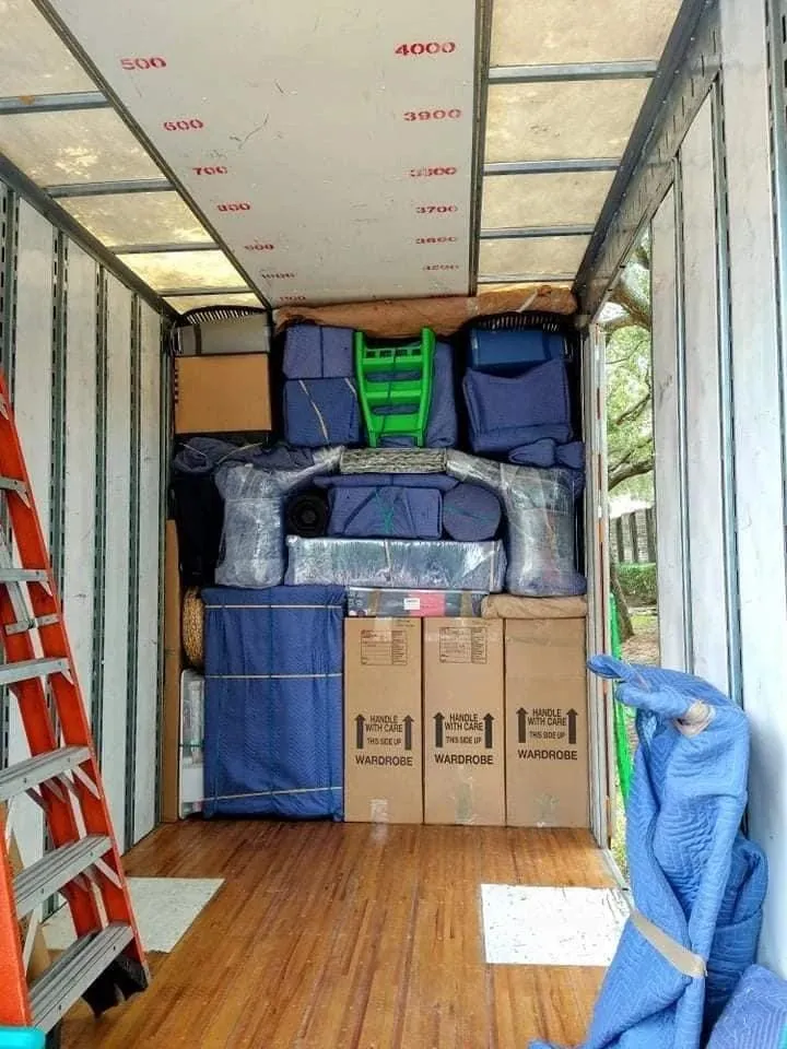 Packed and organized items by 1st Choice Movers