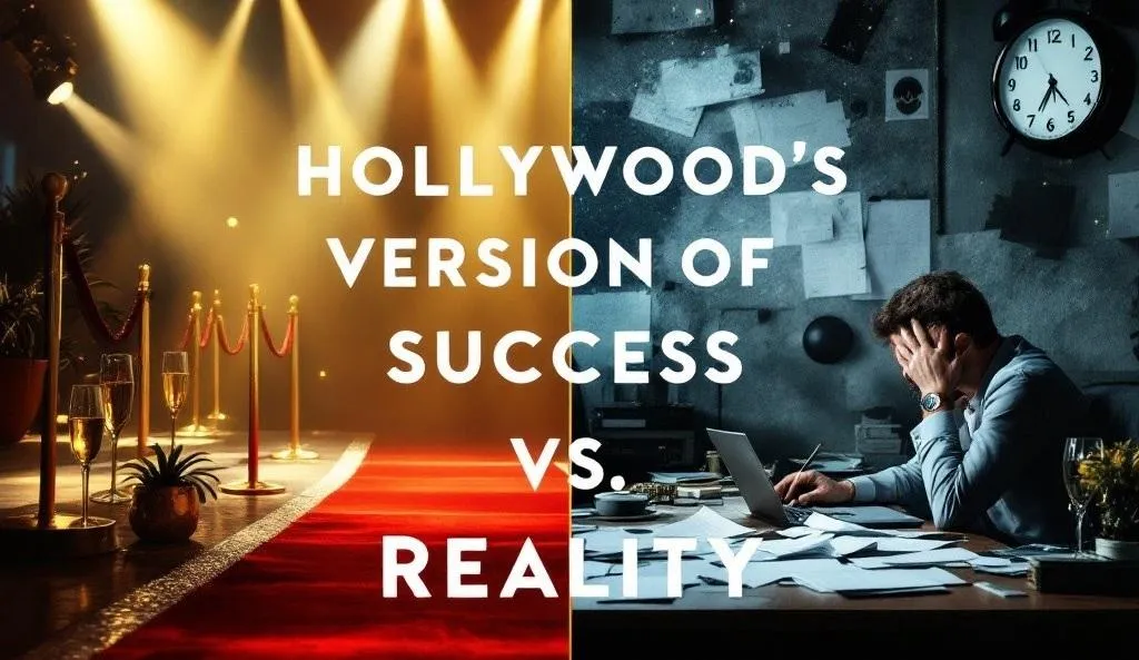 Hollywood’s version of success vs. reality (big difference)
