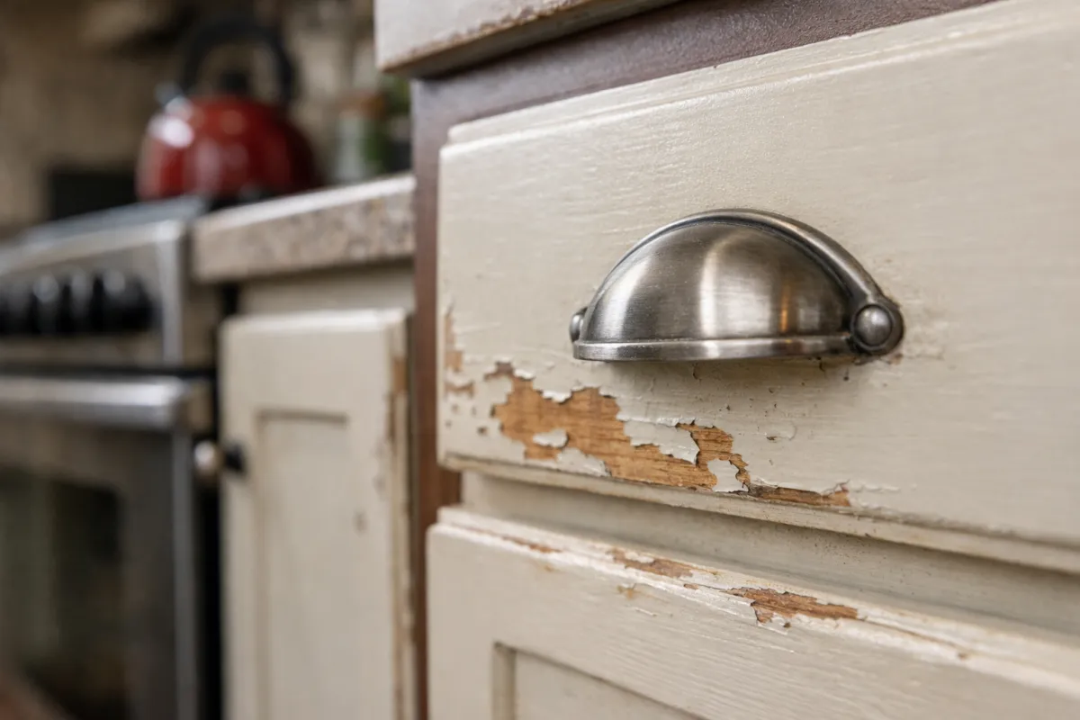 Why Painted Cabinets Fail in Older Massachusetts Homes