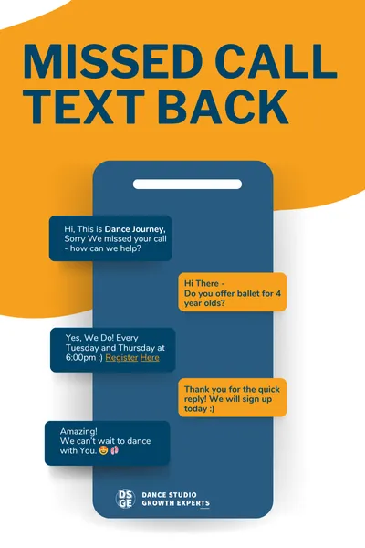 Dancing with Technology: Elevate Your Studio's Communication with ‘Missed Call Text Back’
