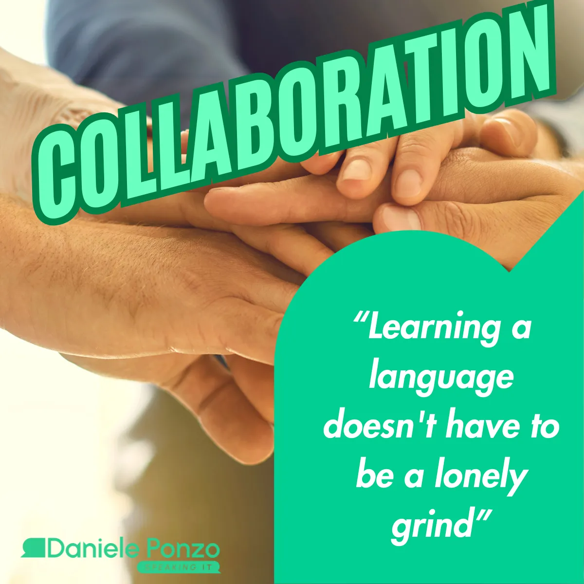 C = Collaboration Speeds Up Learning