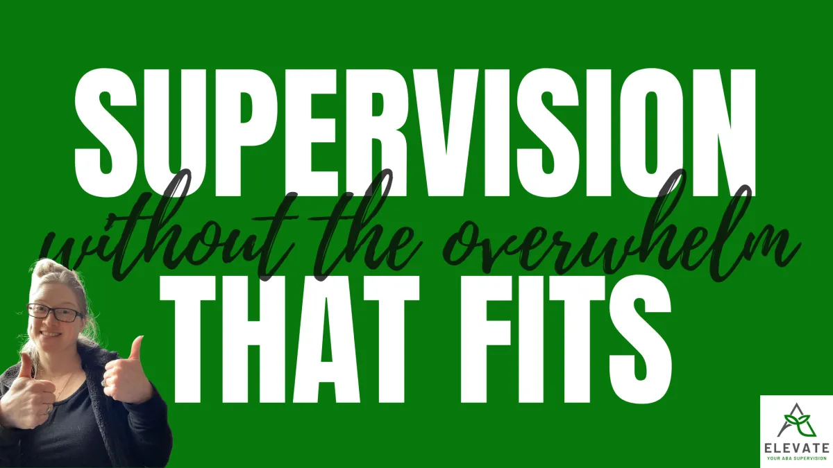 Making Supervision Fit Into Your Day (Not Pile Onto It)