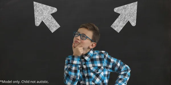 Child making a choice