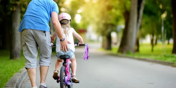 behavioral cusp, child learning to ride a bike