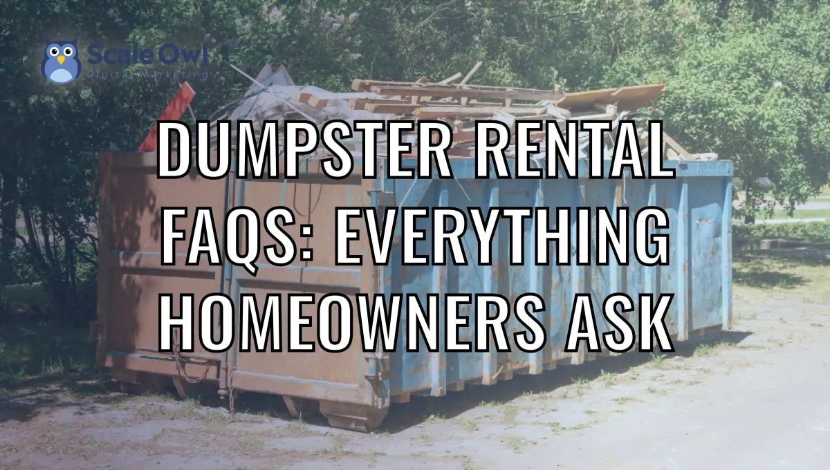 30 yard Dumpster Rental