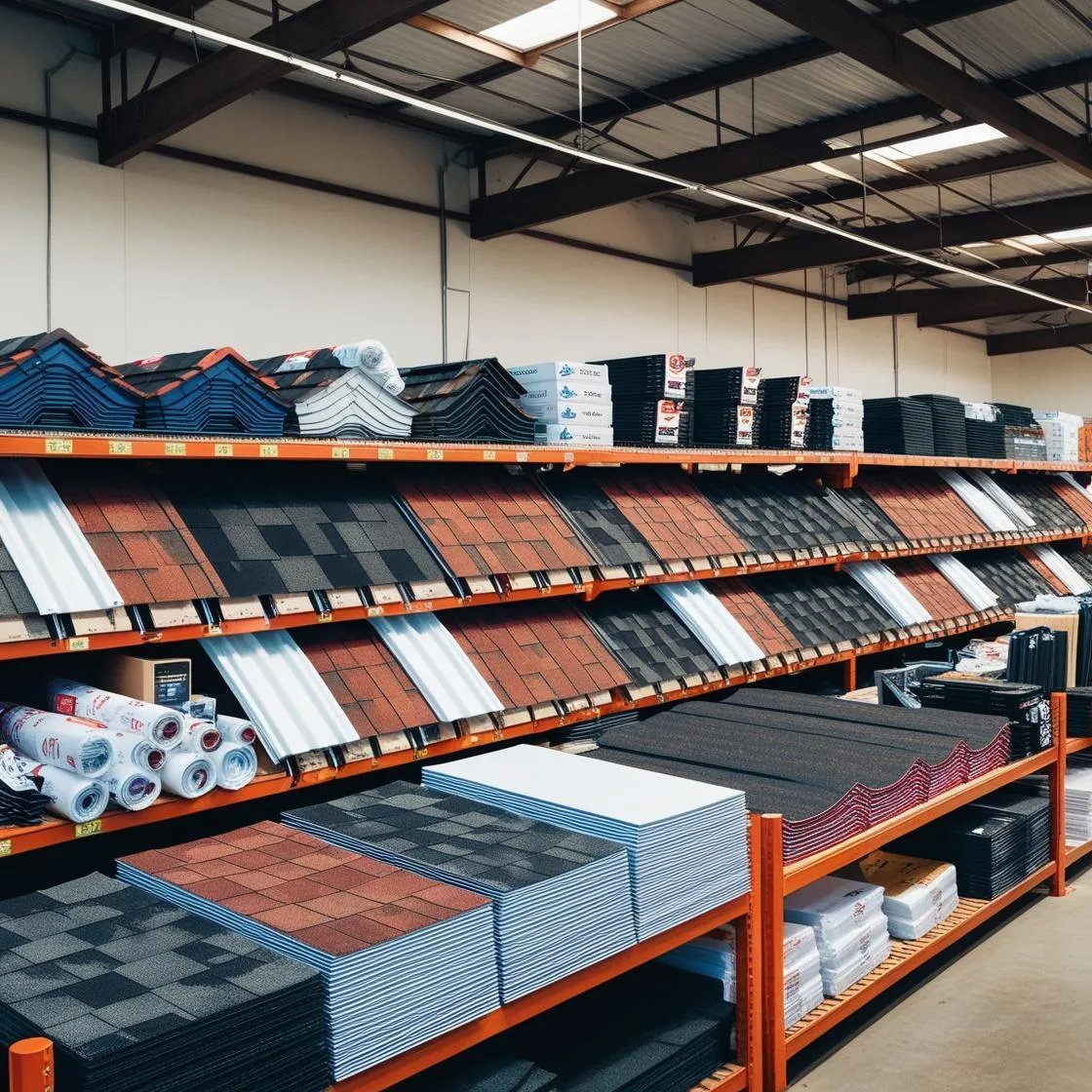 Picture of a roofers supply store