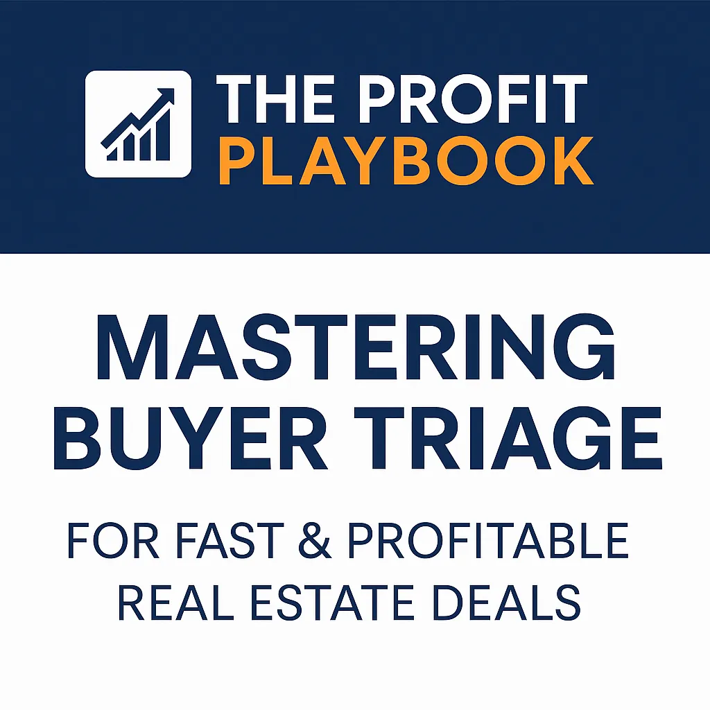 The Profit Playbook Approach to Buyer Triage