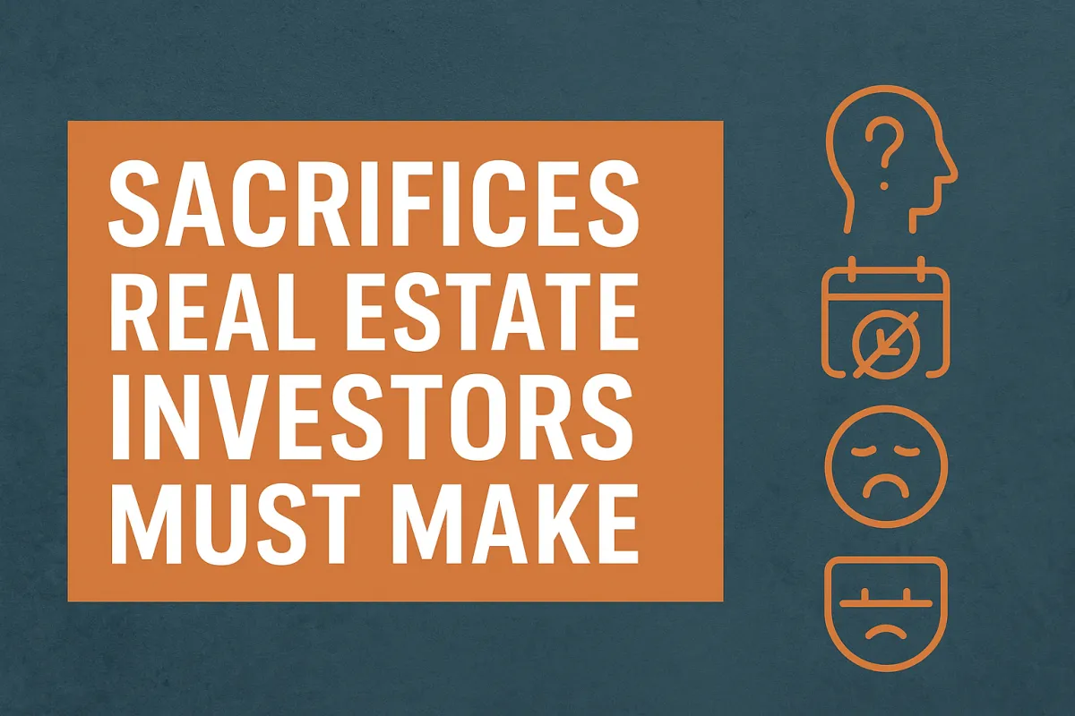 The Profit Playbook Truth: 5 Real Sacrifices Every Real Estate Investor Must Make