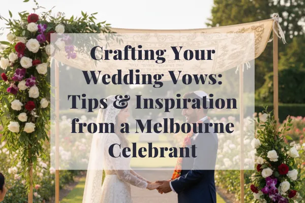 Crafting Your Unique Wedding Vows: Tips & Inspiration from a Melbourne Celebrant