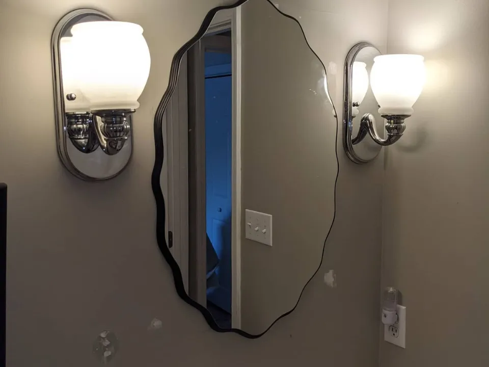 bathroom mirror