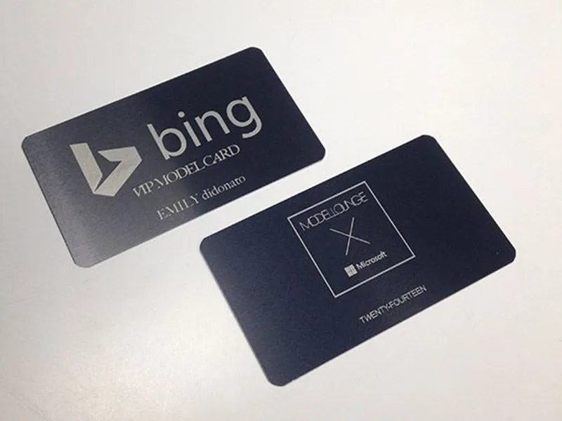 Project 1 - Black Metal Business Cards Portfolio