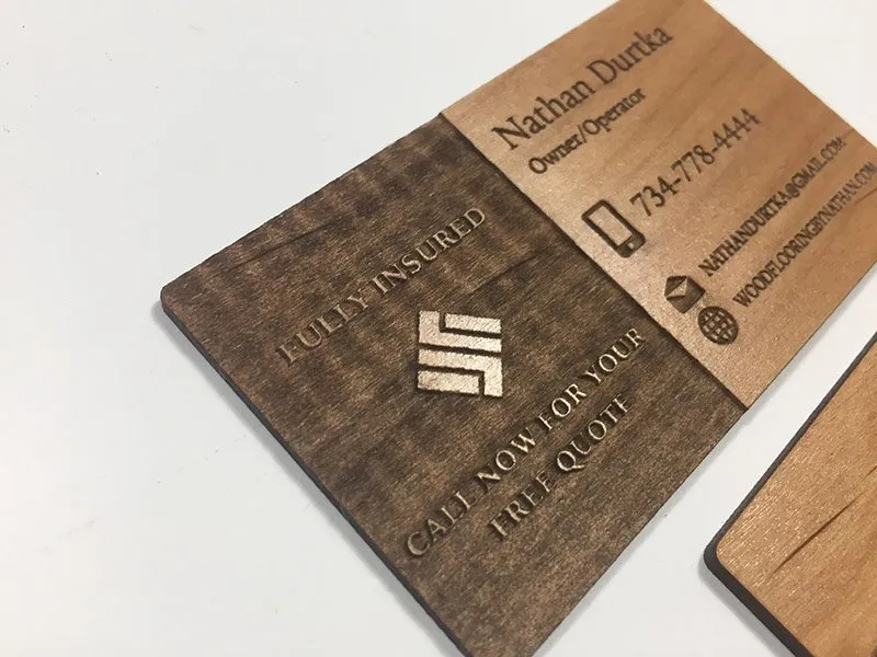 Project 39 - Alder Business Cards Portfolio
