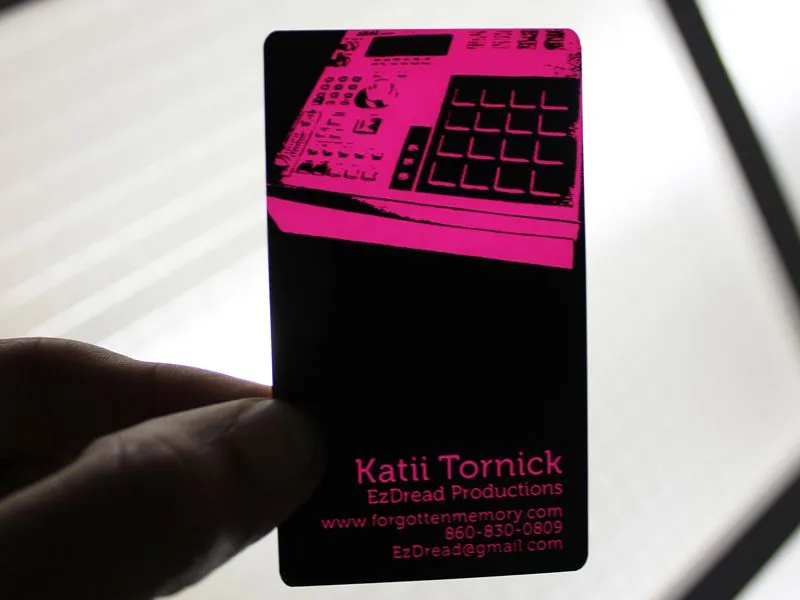 Project 3 - Black Plastic Business Cards Portfolio