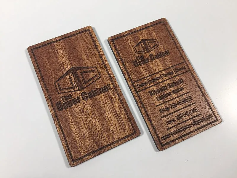 Project 17 - Mahogany Business Cards Portfolio