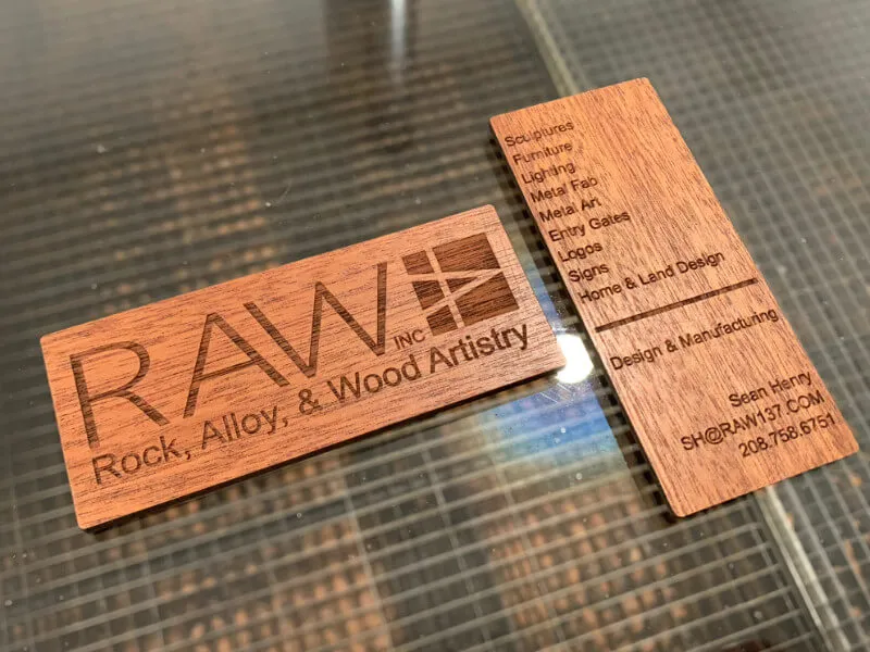 Project 9 - Mahogany Business Cards Portfolio