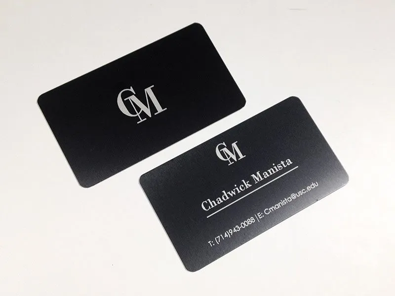 Project 6 - Black Metal Business Cards Portfolio