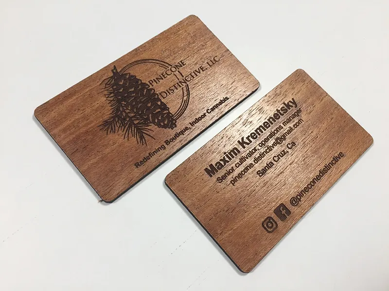 Project 31 - Mahogany Business Cards Portfolio