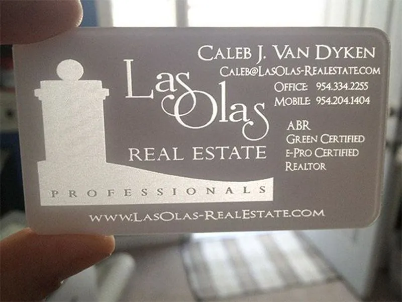 Project 3 - White Plastic Business Cards Portfolio