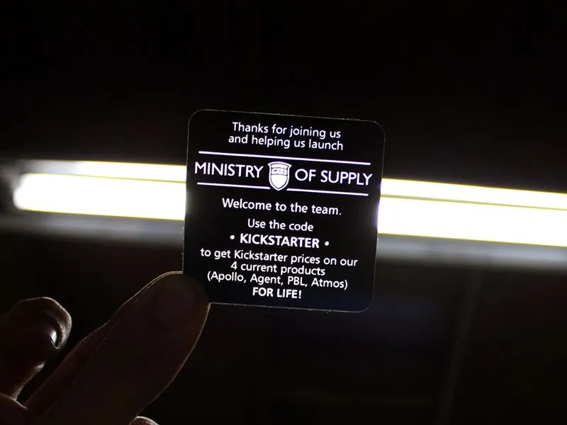 Project 1 - Black Plastic Business Cards Portfolio