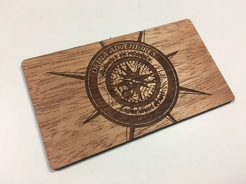Project 33 - Mahogany Business Cards Portfolio