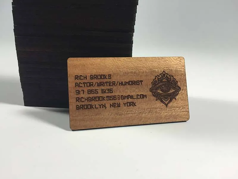 Project 14 - Mahogany Business Cards Portfolio