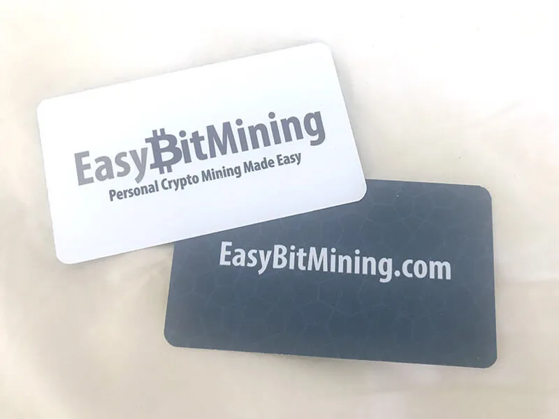 Project 5 - White Plastic Business Cards Portfolio