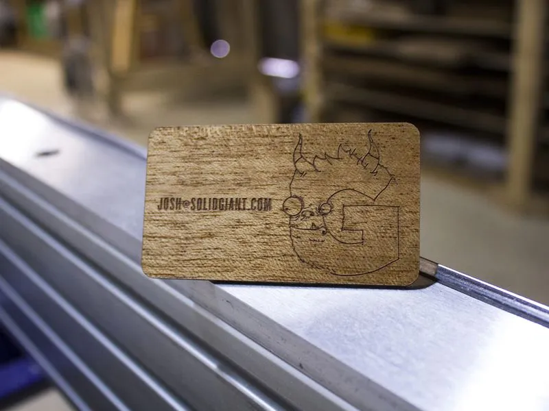 Project 15 - Mahogany Business Cards Portfolio