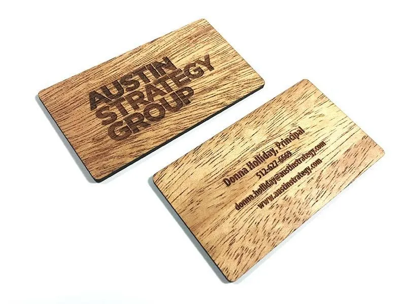 Project 13 - Mahogany Business Cards Portfolio