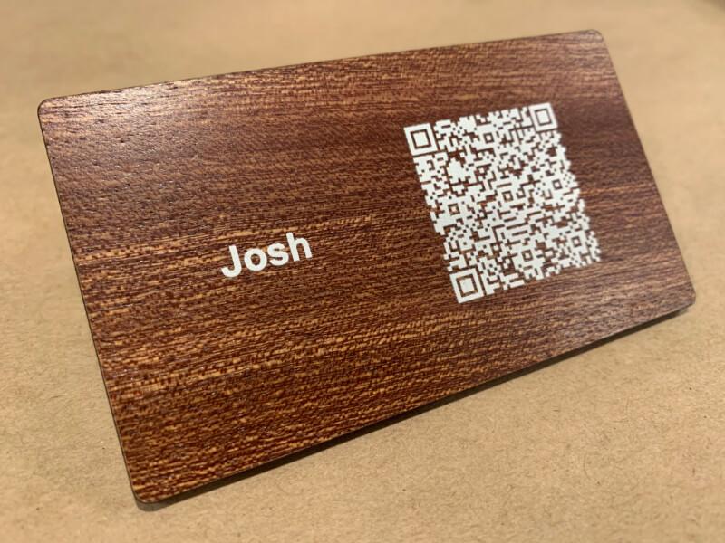 Project 20 - Mahogany Business Cards Portfolio