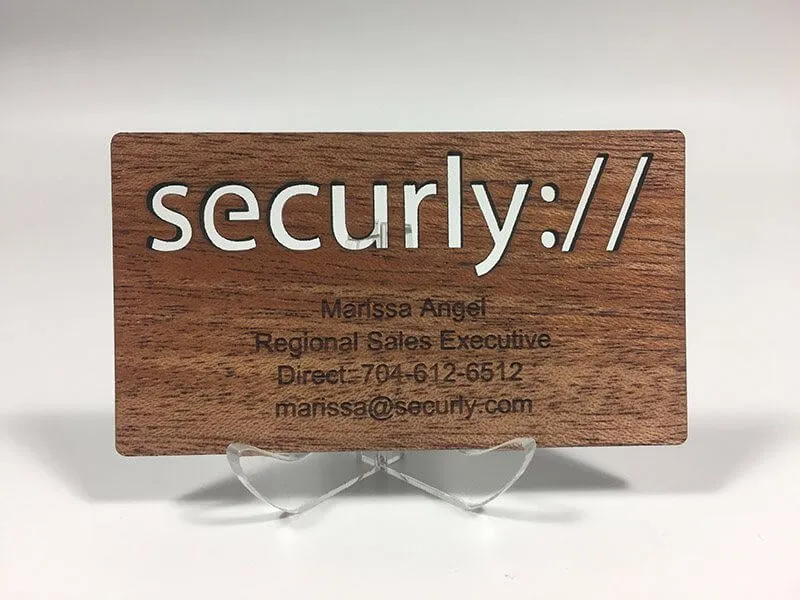 Project 18 - Mahogany Business Cards Portfolio